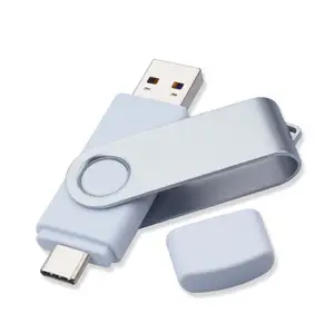 Clé USB rotative intelligente de type C OTG 64G 32G 16G 8G 4G clé USB clé USB android otg clé USB