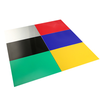 Feuilles ABS OLFA double couleur, 2 couches, écologiques, épaisseur 1,3 mm, 0,6x1,2 m, pour découpe laser CNC, gravure, enseignes publicitaires