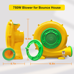 750w pp सामग्री उच्च जलरोधक स्तर वायु मुद्रास्फीति ब्लोअर इंफ्लेटेबल एयर ब्लोअर - Product Image 2