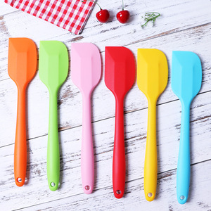 Multi-color Large sized <b>Silicone</b> Spatula Dishwasher Washable Oven Safe Food-grade <b>Silicone</b> Butter Scraper Cuisine <b>Baking</b> Gadgets - Product Image 2