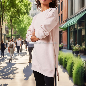 WX730625 Unisex Embroidered Front Logo Knitted Anti-Shrink Summer <b>Extra</b> <b>Large</b> O-Neck Hoodie for Casual Sports - Product Image 2