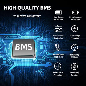 12v 60Ah 전기 보트 카약 딥 사이클 Lifepo4 12.8 볼트 리튬 이온 전기 고 카트 낚시 해양 RV 태양 광 배터리 - Product Image 5