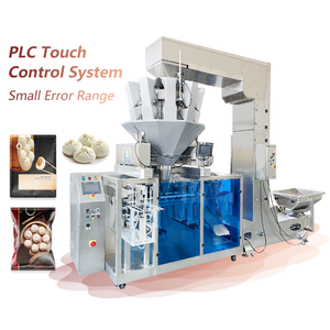 Machine d'emballage automatique de granulés haute précision pour pains vapeur et raviolis, machine de remplissage et de scellage de sacs en plastique - Product Image 1