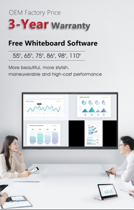OEM 4K 86 98 100 Inch Android Smart <b>Board</b> Interactive LED LCD Display for Meeting Room Classroom Education Interactive - Product Image 5