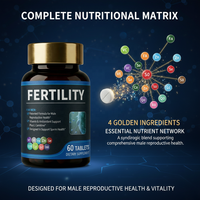 Complément de fertilité masculine pour la santé des spermatozoïdes, comprimés de L-Carnitine et CoQ10, formule premium pour la santé reproductive masculine