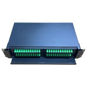 Chất lượng cao Hi liên kết FTTH sợi quang Patch Panel 2U ODF 48 cổng SC APC <span class=keywords><strong>Simplex</strong></span> lạnh cán thép ngăn kéo loại thiết bị đầu cuối hộp - Product Image 4