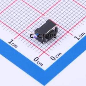 TC-1101T-C-A-B Tactile Switch Through hole Component (THT) Switch Single Pole Single Throw Rectangle Button 2.6N Through Hole - Product Image 1