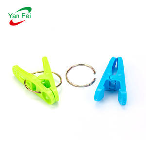 Pince à <span class=keywords><strong>serviette</strong></span> <span class=keywords><strong>de</strong></span> <span class=keywords><strong>plage</strong></span> en plastique, à la mode, pour la famille, la maison, la chaise, la couette - Product Image 2