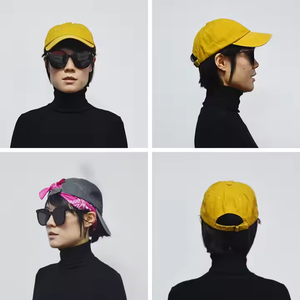 Casquette de baseball unisexe en coton uni lavable à fermeture snapback, casquette de sport réglable en denim vierge, broderie personnalisée, casquette de chien <span class=keywords><strong>maman</strong></span> papa, gorras - Product Image 3