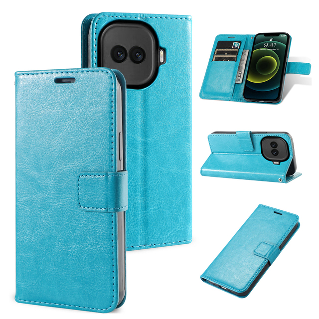 Classic Card Slot Flap PU Leather Phone Case for IQOO NEO 11 15 Stander Book Wallet Flip Case for Vivo V60 V70E Lite X300 Pro
