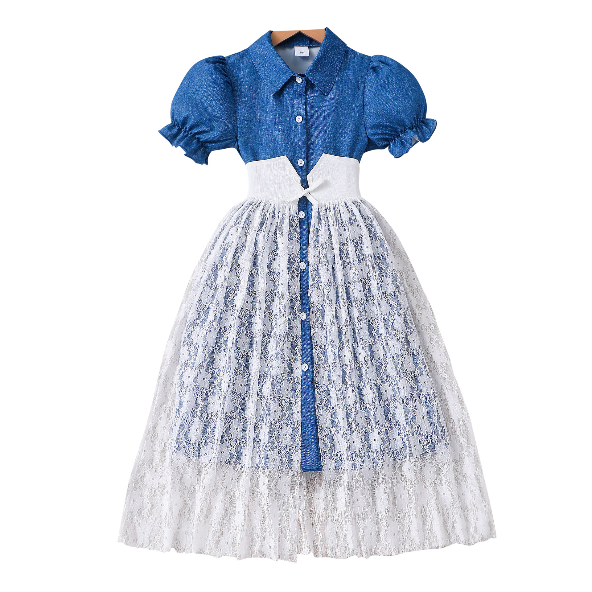 teenage girl dresses casual Katie J NYC Girls Emerson Dress White / Y/M (10) school gift for girls Casual Youth Dresses Sparklyn Teen