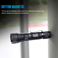 Linterna LED Trustfire E6 con Zoom Magnético, Alcance de 500M, Recargable Tipo-C, Batería 21700, IP65, Aleación de Aluminio, para Camping y Actividades al Aire Libre