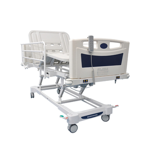 3 функции регулируемый интенсивной терапии медицинская электрическая Больничная койка для палаты для кормления с дистанционным управлением и большим ограждение - Product Image 3