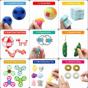 ขายส่งจำนวนมาก 35 ชิ้น ของเล่นฟิดเจ็ตแบบเรียบง่าย บรรเทาความเครียด ของเล่นมือ ของเล่นเสริมพัฒนาการเด็ก ผู้ใหญ่ ลดความวิตกกังวล ออทิสติก พลาสติก ซิลิโคน PU - Product Image 5