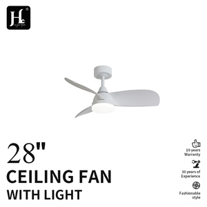 Ventilateur de plafond de 28 pouces : Ventilateur de plafond moderne décoratif intelligent à télécommande avec éclairage LED - Product Image 2