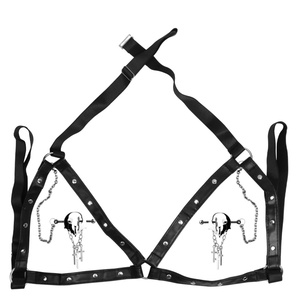 QKKQ Bat Dance Nipple <b>Clamps</b> 304 Stainless Steel <b>Clips</b> Wearable Nipple <b>Clamps</b> with Steel Chain Breast Bondage Sex Toys for Women - Product Image 4