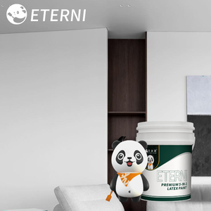 Sơn latex 5 trong 1 cao cấp eterni cho tường nội thất, khả năng che giấu cao, có thể giặt và chà thấp Mùi Trắng và nhuốm màu - Product Image 1