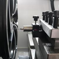 Tour cnc de voiture pour réparer les outils d'équipement de réparation de véhicule de coupe de diamant de roue d'alliage WRM28H