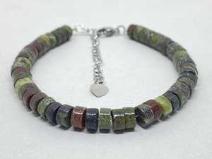 Dragon Bloodstone <b>Bracelet</b> Natural Crystal Adjustable <b>Bracelet</b> For Wedding Anniversary Meditation Healing Yoga Birthstone - Product Image 3