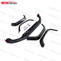 For2019 + Mercedes Classe G W464 Mise à niveau modifiée G900 Fibre de carbone sèche Spoiler avant arrière et kit de calandre de passage de roue d'aile arrière