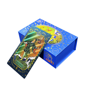 YY Cartas De Tarot Doradas Impermeables De Plástico Con Impresión A Color Para Adivinación - Product Image 2