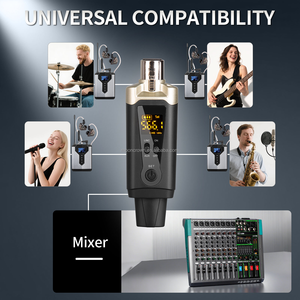 Micrófono Inalámbrico UHF Profesional, Transmisor y Receptor de Alto Rendimiento, Sistema de Monitoreo Inalámbrico con Auriculares <span class=keywords><strong>In</strong></span>-<span class=keywords><strong>Ear</strong></span> - Product Image 5