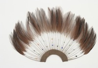 Plaque de plumes de poulet blanc pour chapeau de chapellerie Costume mariage décor de mariée mode cheveux Fascinator accessoire artisanat bricolage