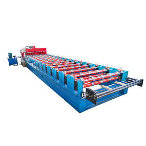 1044 Sırlı Metal Çatı Kaplama Rulo Şekillendirme Makinesi Satılık - Product Image 5