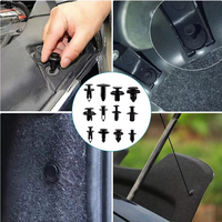 910 pièces 27 sortes de clips de retenue de poussée de voiture Kit de fixations en plastique