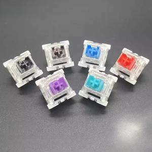 Interruptor <span class=keywords><strong>Outemu</strong></span> a Prueba de Polvo Verde/Azul/Rojo/Morado/Negro/Marrón, Interruptor Lineal/Clicker/Táctil de 3 Pines para Todos los Interruptores de Teclado Tipo MX - Product Image 1
