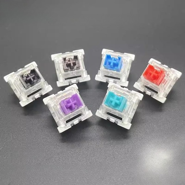 Outemu Dust-proof Green/Blue/Red/Purple/Black/Brown Switch 3Pin Linear/Clicker/Tactile Switch for All MX Type Keyboard Switches