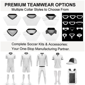 Uniforme de Fútbol Personalizado para Equipos Nacionales, Camiseta Blanca para Hombre con Líneas Curvas Rojas y Azules Dinámicas - Product Image 4