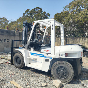Carretilla elevadora usada TCM FD60 carretilla elevadora TCM de 6 toneladas de segunda mano con motor Original carretillas elevadoras TCM de 6 toneladas de segunda mano FD60 en stock a la venta - Product Image 1