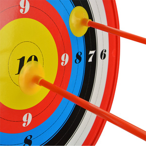 Standing Plastic Archery Target With Suction Cup For Shooting Practice 60cm Diameter For Indoor Outdoor Use - Product Image 2