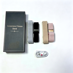 Bracelet intelligent E910 AI sans écran, batterie longue durée 180 mAh, moniteur de fréquence cardiaque et de température corporelle, bracelet de sport pour hommes et femmes, IP68 - Product Image 1
