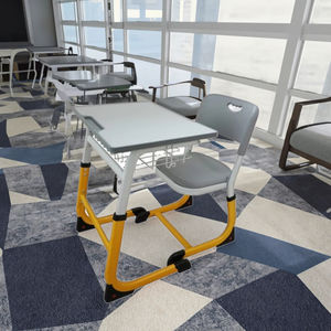 Juego de escritorio y silla para el hogar de estilo francés de estilo moderno Nuevo extraíble para la enseñanza secundaria primaria entrenamiento de tutoría comercio exterior - Product Image 2