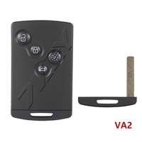 Coque de clé télécommande intelligente à 4 boutons pour Renault Megane Fluence Koleos Captur VA2 NSN14