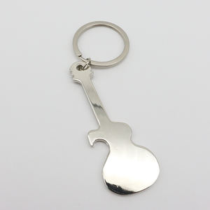 Logo gravé au laser personnalisé en métal pour salle de classe de musique, société immobilière, cadeau souvenir, petite maison, porte-clés guitare - Product Image 4