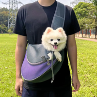 Sac de transport pour petits animaux, chat, chiot, chien, sac à bandoulière, sac à dos de voyage en maille frontale, sac à dos à une épaule