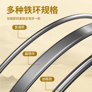 Aro rodante tradicional de una pieza, juguete nostálgico para adultos, sólido y grueso, para interacción entre padres e hijos, juguete educativo fabricado - Product Image 3