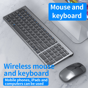 2026 Hot Sale 78 Keys Office Computer Rechargeable Ultra Slim BT <strong>Wireless</strong> Keyboard and Mouse Combo for MINI <strong>PC</strong> Laptop Tablet <strong>PC</strong> - Product Image 2