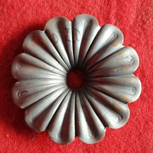 Accesorios de hierro forjado de fábrica de 95mm, elementos de componentes ornamentales, flores decorativas para piezas de valla de puerta - Product Image 1