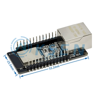 AI-KSEN Baru dan Asli WT32-ETH01 Modul MCU Port Serial Terintegrasi ke Ethernet/WiFi Modul Nirkabel ESP32