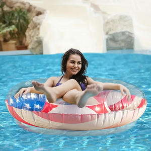 Nouvelle <span class=keywords><strong>bouée</strong></span> gonflable en PVC drapeau américain pour adultes, pour la natation et la <span class=keywords><strong>plage</strong></span>, stock transfrontalier OEM - Product Image 5