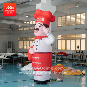360 publicidad gigante al aire libre bailarina de cielo ondulante inflable, bailarina de aire personalizada inflable hombre de onda inflable para decoración de eventos - Product Image 2