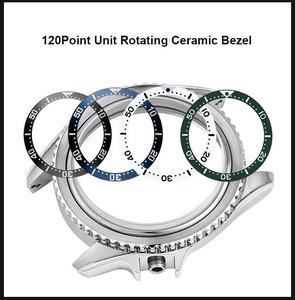 Boîtier de montre en acier inoxydable 316L, cristal saphir, lunette en céramique, 39mm 43mm, design MIYOTA 8215 9015 NH35 NH36, boîtier de montre de plongée - Product Image 3