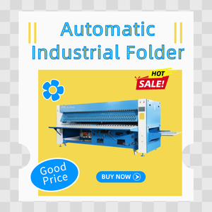Máquina Plegadora de Ropa Industrial de Acero Inoxidable Eléctrica de Fábrica en Oferta, Totalmente Automática para Lavandería de Autoservicio - Product Image 5