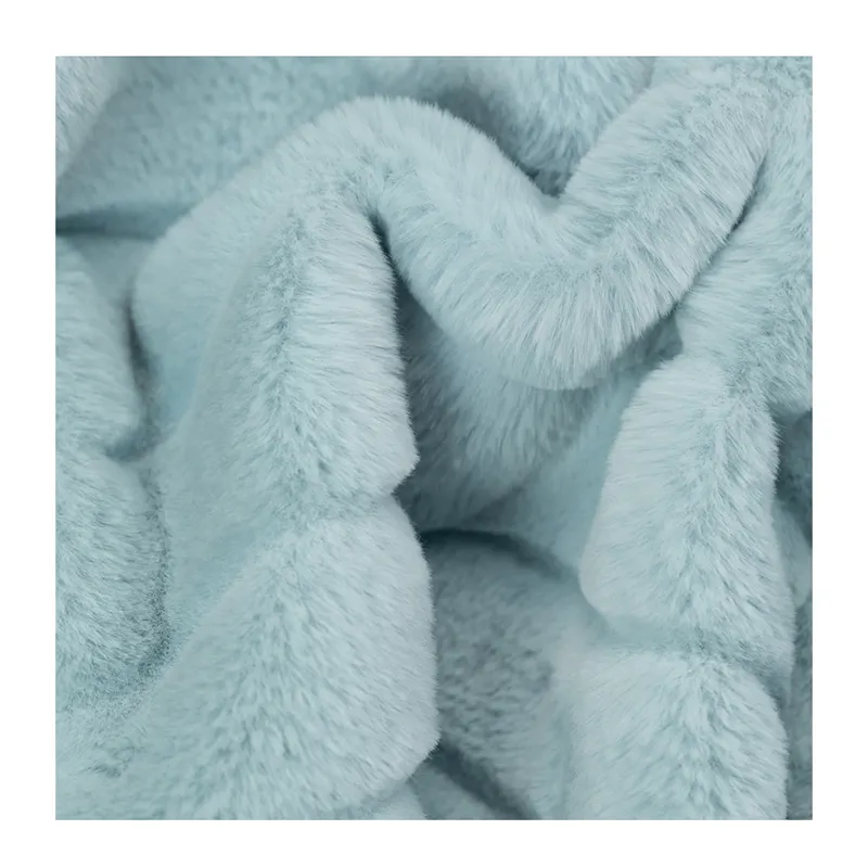 factory wholesale fur faux fabric mink faux fur fabric dyed directly printing cut rabbit fur fabric garments