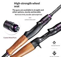 Nouvelle Canne à Pêche Zhengteng Lingrui Deuxième Génération Fuji Accessoires Carbone Action Moyenne ML MH Lancer Longue Distance pour Bar et Perche