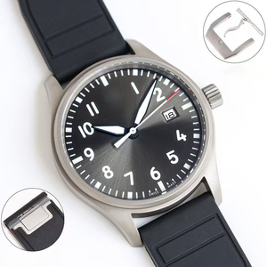Relojes Mecánicos de Alta Gama para Hombre, con Cristal de Zafiro, Resistentes al Agua hasta 200 m, Esfera Negra Luminosa, Correa de Goma Negra, MOQ Bajo, Nueva Tendencia - Product Image 1